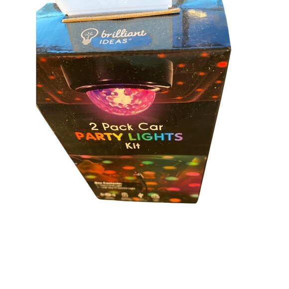 2 Pack Car Party Lights Kit USB Powered Disco Ball & Star Projector Light Sound - Picture 5 of 7